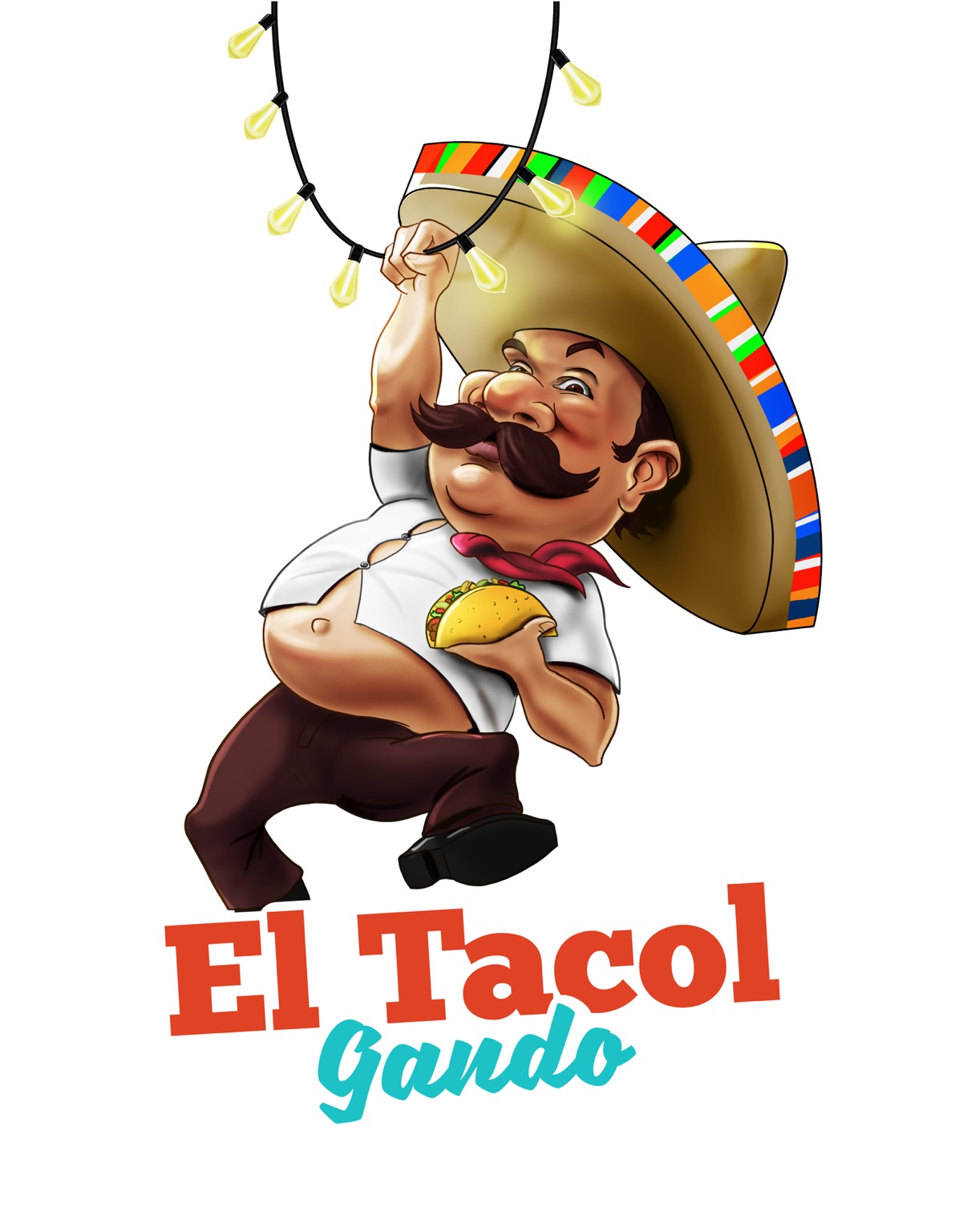 El Tacolgando, personaje original de La Taquería